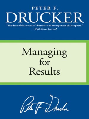 cover image of Managing for Results
